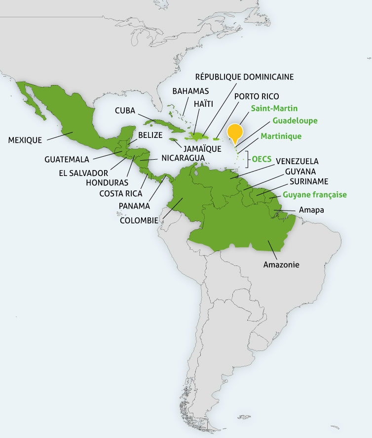 Scope of the Programme Interreg Caraïbes 2021-2027